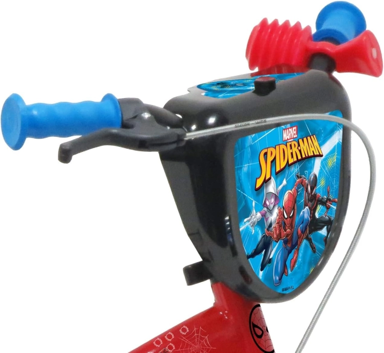 Velo ATLAS Rower dziecięcy dla chłopców 12'' Spiderman/Marvel, czerwony, 12 cali