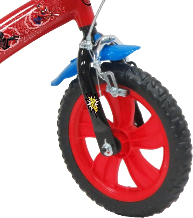 Velo ATLAS Rower dziecięcy dla chłopców 12'' Spiderman/Marvel, czerwony, 12 cali