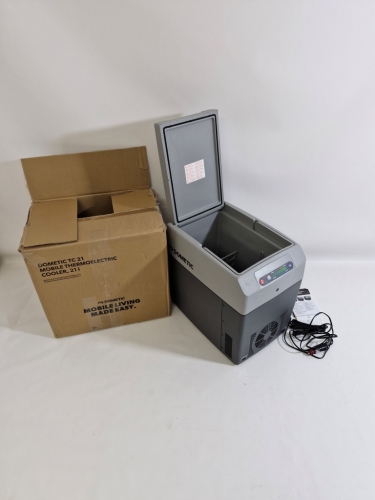 Dometic 9600000463 TropiCool TC 21 przenośna lodówka termoelektryczna, 20 litrów, 12/24 V
