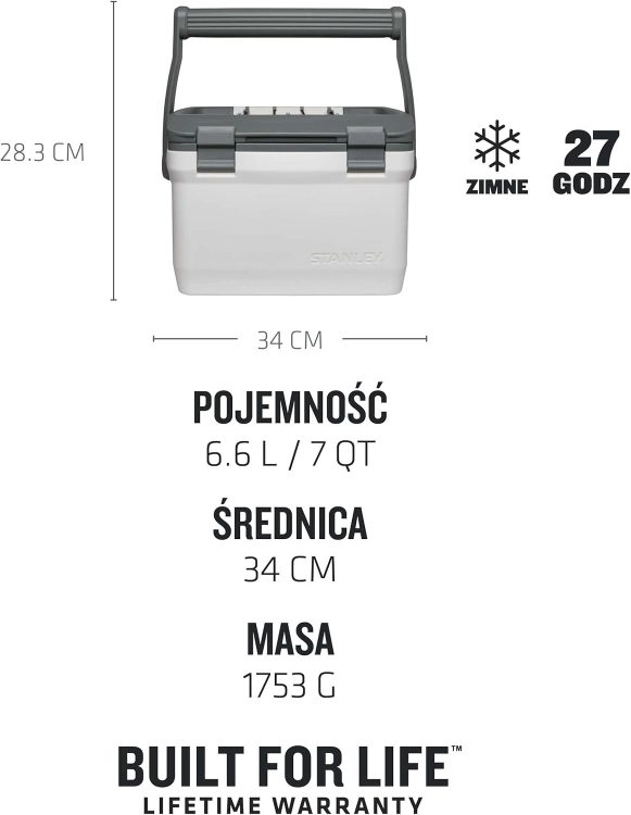 Stanley 1913 Adventure Outdoor Cooler pojemnik izolowany lodówka 6,6 L