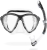 Cressi Big Eyes Evolution Mask & Alpha Ultra Dry Snorkel - Zestaw Combo do Nurkowania i Snorkelingu