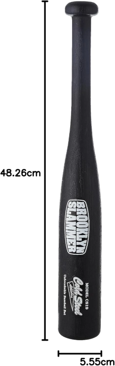 Cold Steel Brooklyn Slammer Baseball kij rakieta dla dorosłych, unisex, czarna, 483 mm