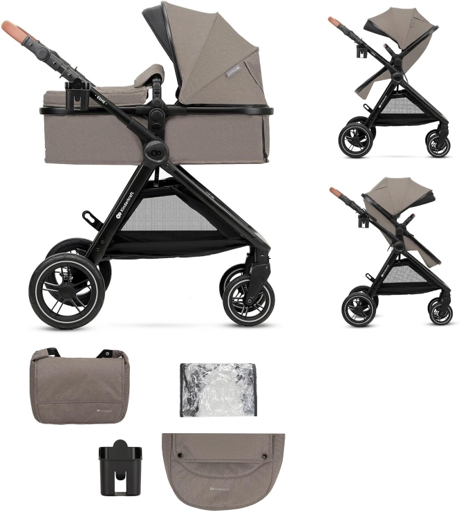 Kinderkraft Esme 2w1 - wózek głęboko-spacerowy BEZ FOTELIKA