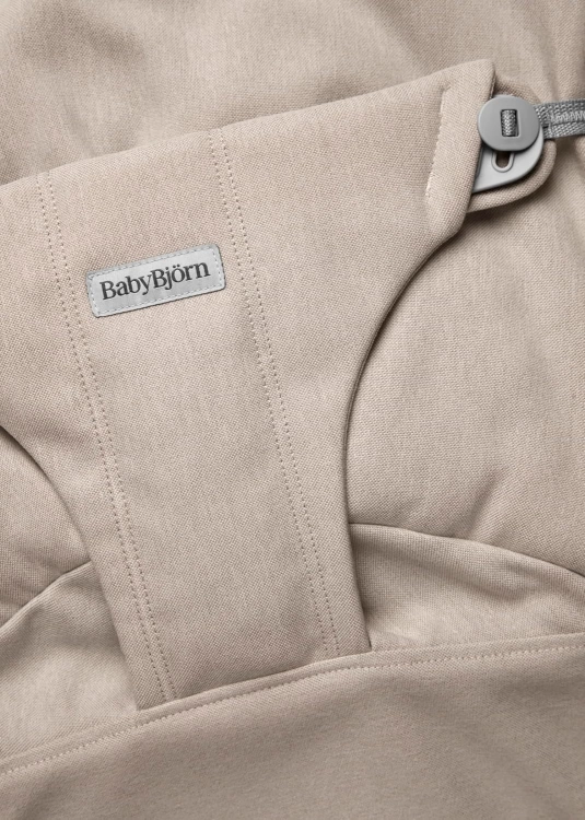 Leżaczek BABYBJORN BALANCE BLISS  WOVEN - Jasny Beż melanż