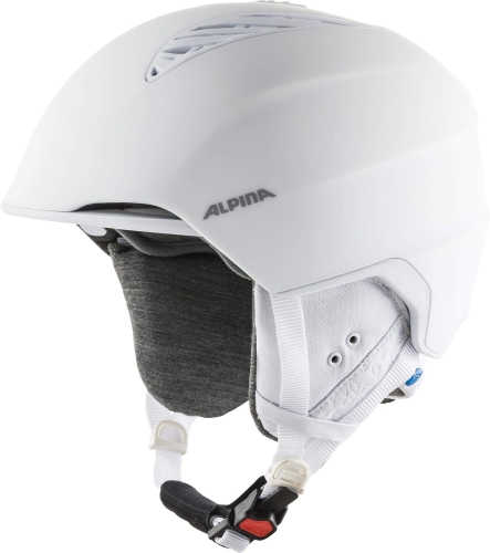 ALPINA Unisex  Kask narciarski dla dorosłych GRAND LAVALAN rozm 57-61 cm biały mat