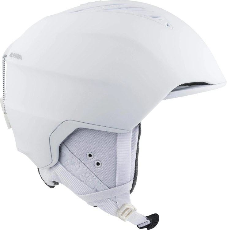 ALPINA Unisex  Kask narciarski dla dorosłych GRAND LAVALAN rozm 57-61 cm biały mat