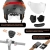 OUTLET Kask CASR Glow, miejski kask ochronny LED, szary, rozmiar M  55-58 cm