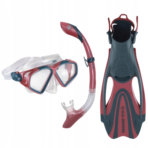 Zestaw do nurkowania U.S. Divers Adult TX II czerwony rozmiar L