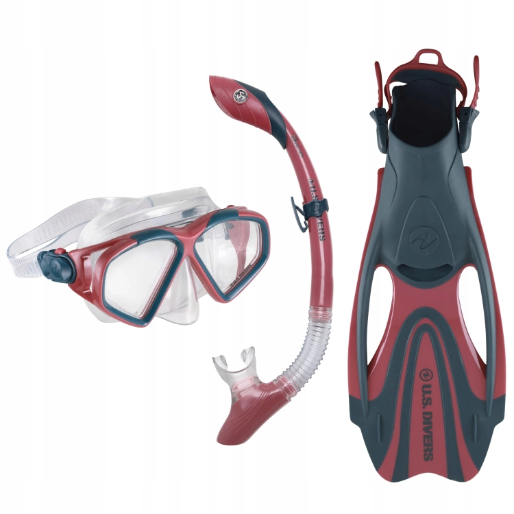 Zestaw do nurkowania U.S. Divers Adult TX II czerwony rozmiar L
