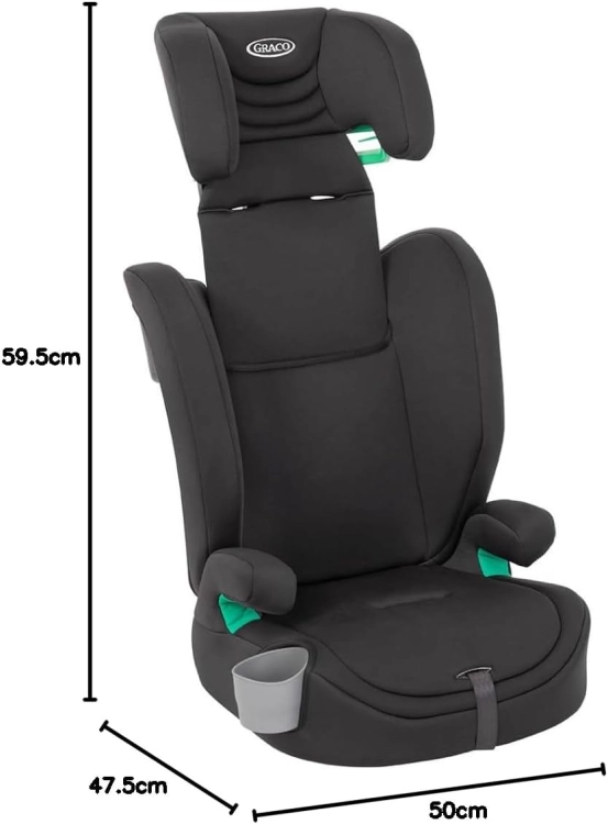 Outlet Graco Eldura R129 fotelik samochodowy(76-145 cm - 15 miesięcy do około 12 lat)