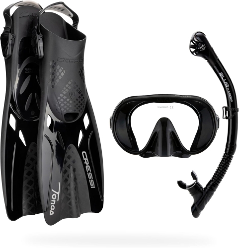 Używany CRESSI Musa Explorer Set Black L/XL - zestaw do nurkowania