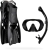 Używany CRESSI Musa Explorer Set Black L/XL - zestaw do nurkowania
