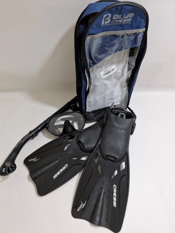 Używany CRESSI Musa Explorer Set Black L/XL - zestaw do nurkowania
