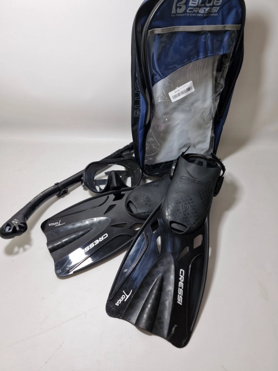 Używany CRESSI Musa Explorer Set Black L/XL - zestaw do nurkowania