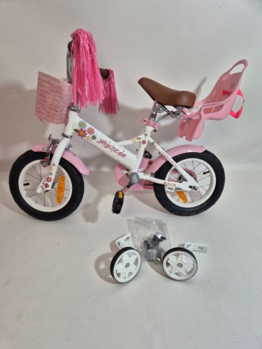 JOYSTAR Berry rower dziecięcy 12 cali 2-4  lat, 12", z kołami podporowymi