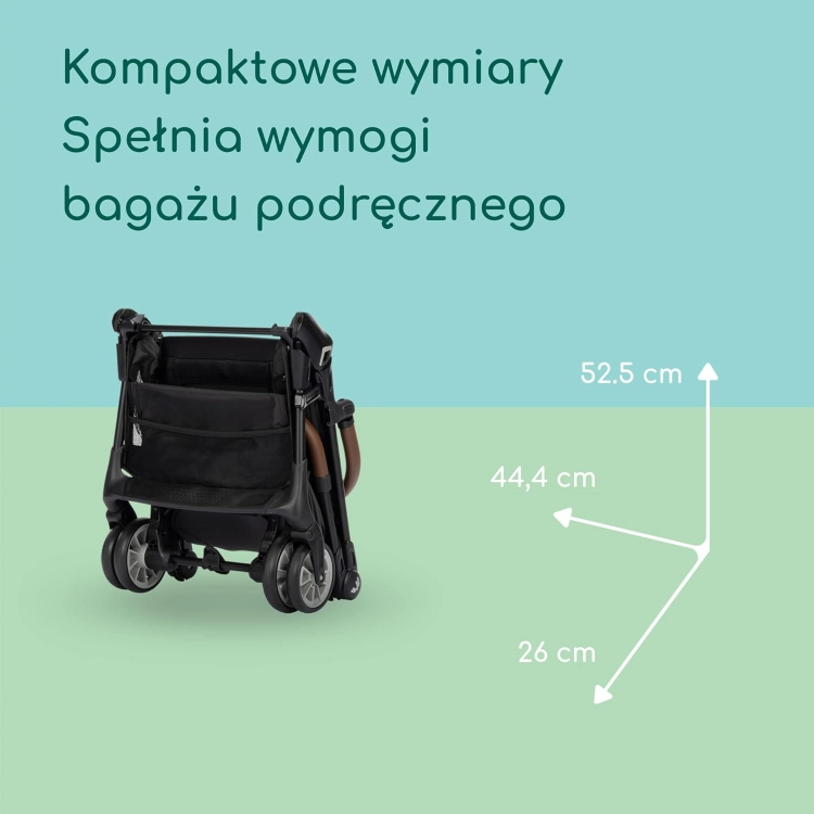 Używany Bebeconfort Zephir, kompaktowy wózek dziecięcy, 0–4 lata (do 22 kg), lekki wózek podróżny (5.6 kg)
