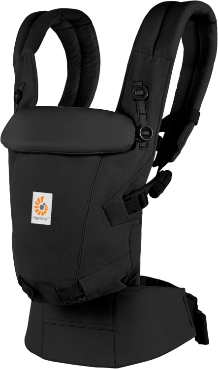 Ergobaby Adapt do przenoszenia dla noworodków, od narodzin, 3 pozycje, miękka bawełna, ergonomiczna pozycja