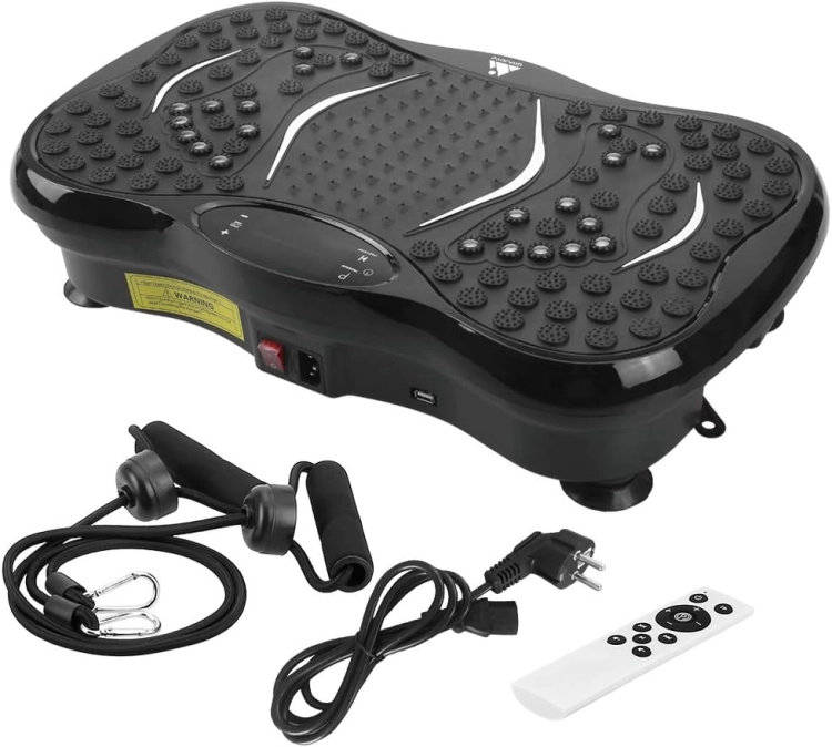 EVOLAND Platforma wibracyjna 3D Fitness z 5 trybami programu , bluetooth.