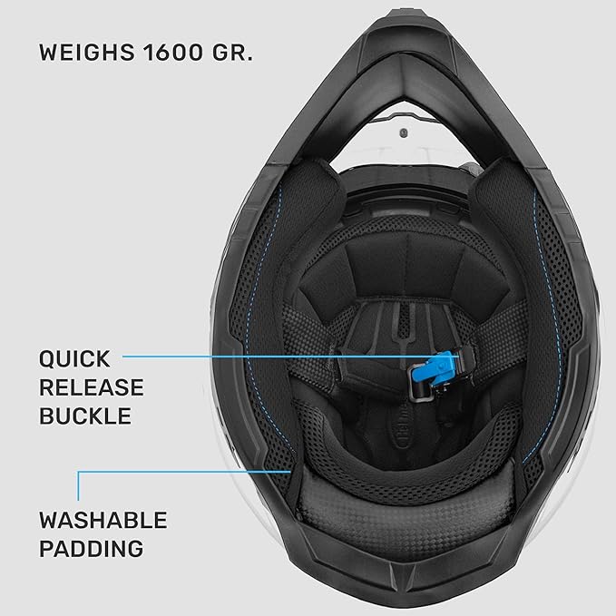 WESTT Cross X Kask motocyklowy I kask motocrossowy M (57-58cm)