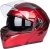 KASK MOTOCYKLOWY JIEKAI Z OSŁONĄ PRZECIWSŁONECZNĄ rozm XXL czerwony