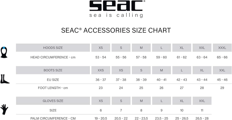 Buty neoprenowe do nurkowania morsowania SEAC REGULAR 5 mm 42-43 L