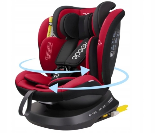 FOTELIK SAMOCHODOWY REECLE i size 360 ISOFIX 0-36 RWF obrotowy