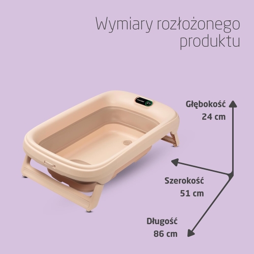 Maxi-Cosi Indigo Składana Wanienka dla Niemowląt, 0-4 lata