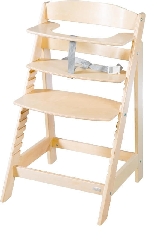 roba Krzesełko do karmienia dziecięce Sit Up drewniane