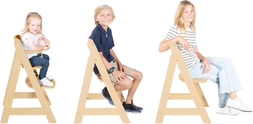 roba Krzesełko do karmienia dziecięce Sit Up drewniane
