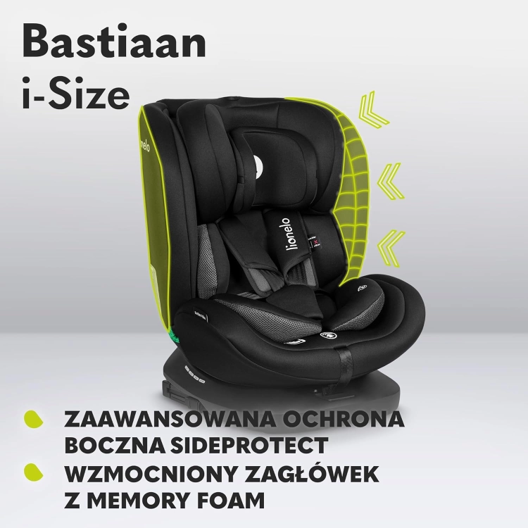 Używany Lionelo Bastiaan i-Size - obrotowy fotelik samochodowy 0-36 kg