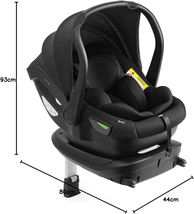 Hauck Drive N Care Set Fotelik samochodowy + baza Grupa 0+ z Isofix  i-size od urodzenia do 13 kg