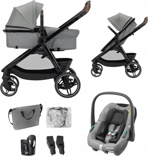 Maxi-Cosi Zelia Select Trio 3w1 wózek wielofunkcyjny spacerówka gondola fotelik