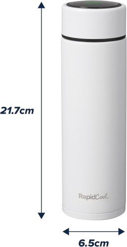 Nuby 1545  schładzacz wody bidon Biały, ‎22,2 x 6,6 x 6,6 cm; 630 g
