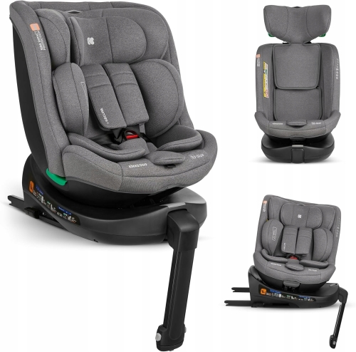 Używany Obrotowy Fotelik Bebe Z Bazą KikkaBoo i-Size i-SECURE 40-150cm Do 36kg