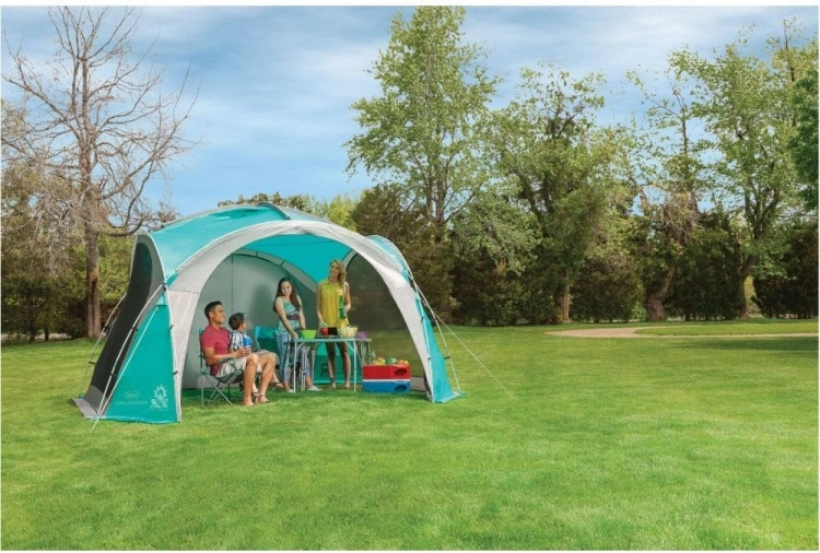 Coleman Uniseks Cortes 5 Plus 2000025127 Pawilon, Szary/Zielony, ‎365 x 365 x 218 cm L