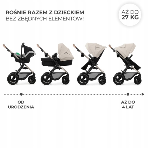 Kinderkraft Wózek wielofunkcyjny 3 w 1 MOOV 2 AIR
