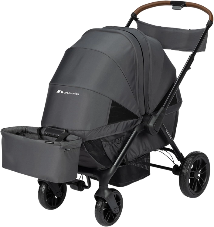 Bebeconfort Helios, Bliźniaczy wózek spacerowy od urodzenia, 0–4 lata, 0–22 kg