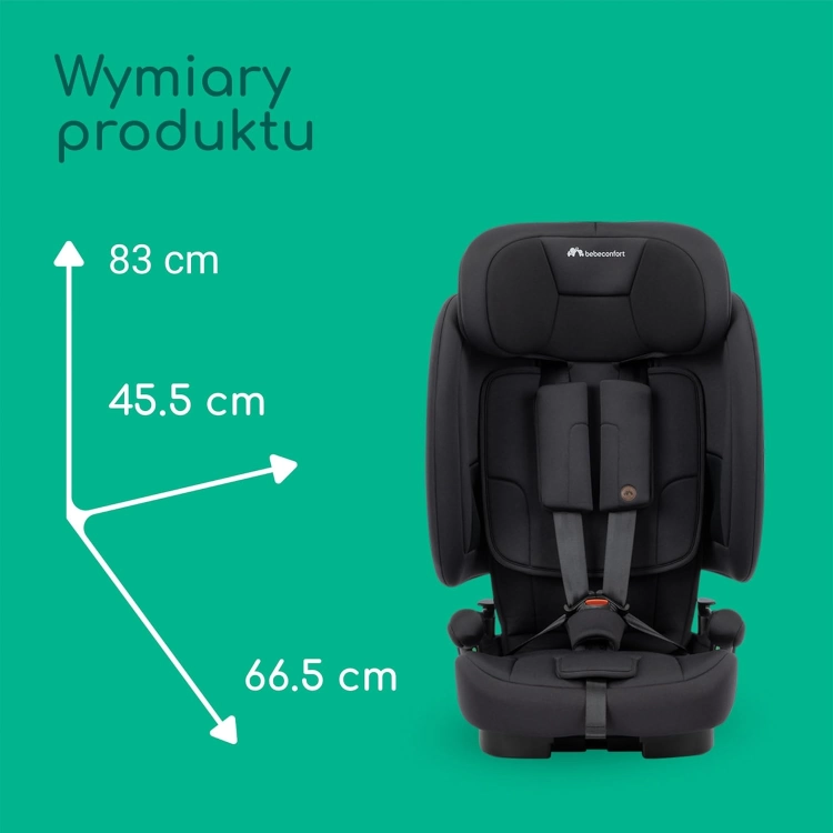 Bebeconfort Ever & Go i-Safe, Ewolucyjny Fotelik Samochodowy 76-150 cm