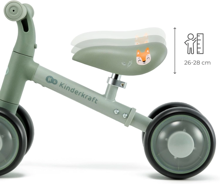 Kinderkraft Rowerek biegowy Cutie Flash Trójkołowiec Jeździk