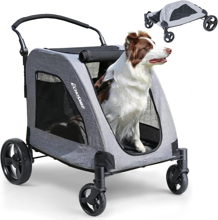EchoSmile  pets, Składany wózek dla psa, Do 70 kg