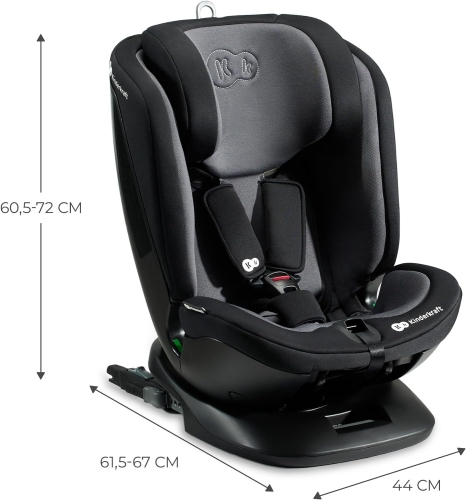 Kinderkraft XPEDITION2 I-Size fotelik samochodowy obrotowy 40-150 cm wzrostu (0-12 lat/0-36 kg)