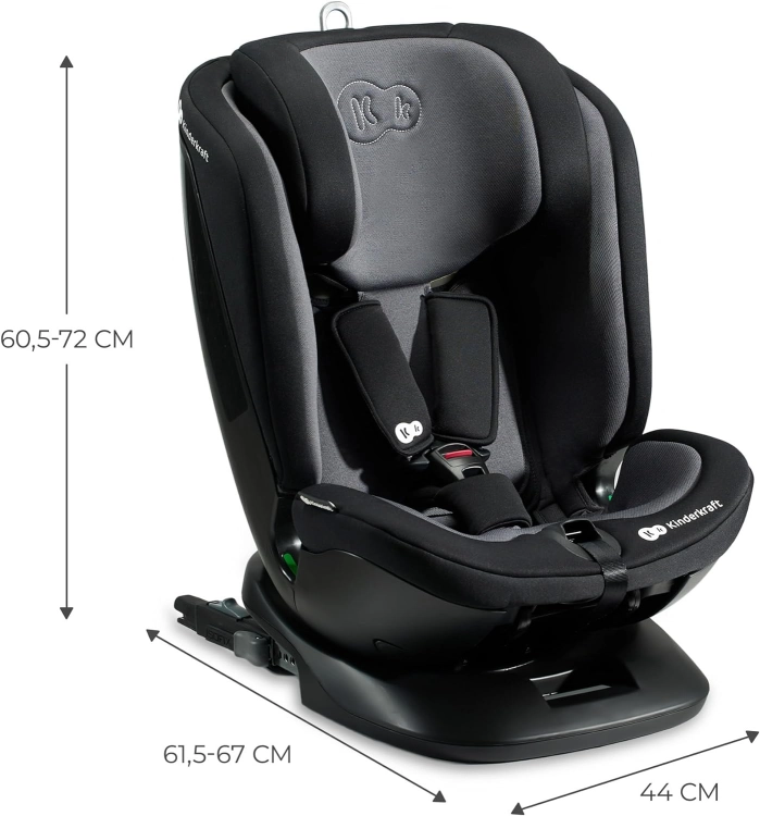 Kinderkraft XPEDITION2 I-Size fotelik samochodowy obrotowy 40-150 cm wzrostu (0-12 lat/0-36 kg)