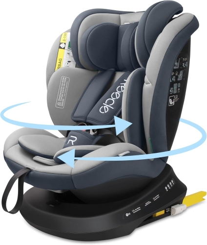 FOTELIK SAMOCHODOWY REECLE i size ISOFIX 0-36 RWF obrotowy