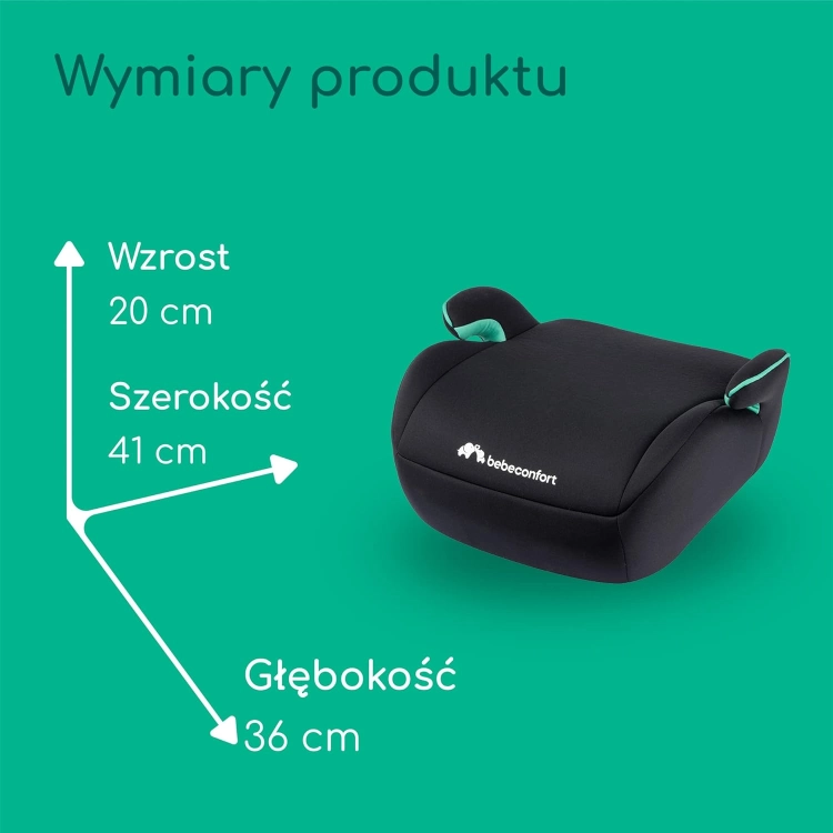 Bebeconfort Manga i-Safe, Fotelik Samochodowy dla Dziecka, 6–12 Lat, 125–150 cm podstawka samochodowa