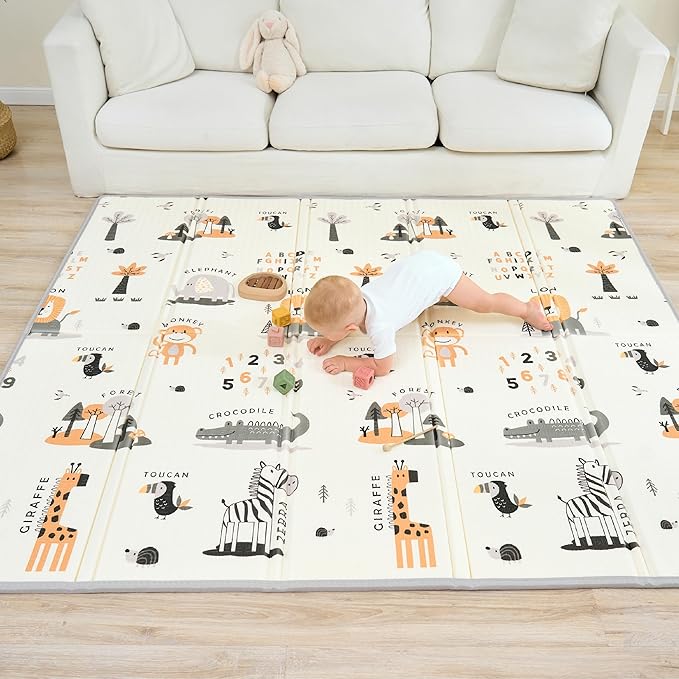 SUPERBE BEBE mata podłogowa do raczkowania mata 150x180 cm duża