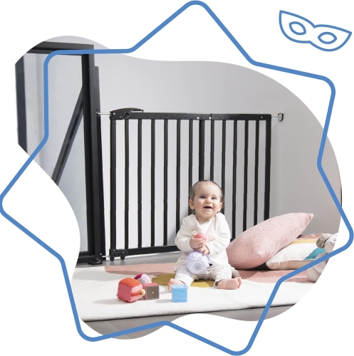 Badabulle bramka barierka bezpieczeństwa DECO POP 63-106 cm