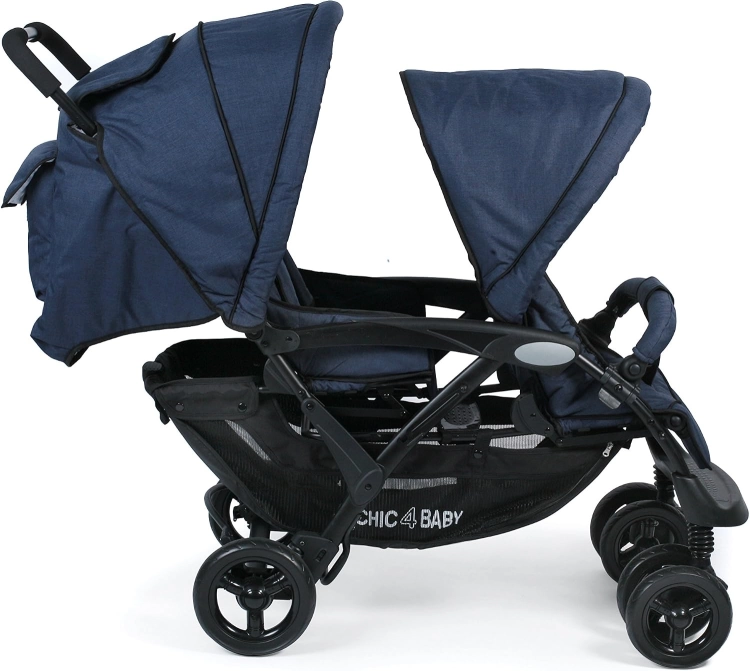 Chic 4 Baby Duo wózek podwójny bliźniaczy rok po roku