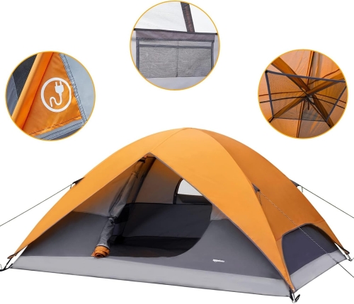 Używany Amazon Basics Tent namiot 4 osobowy