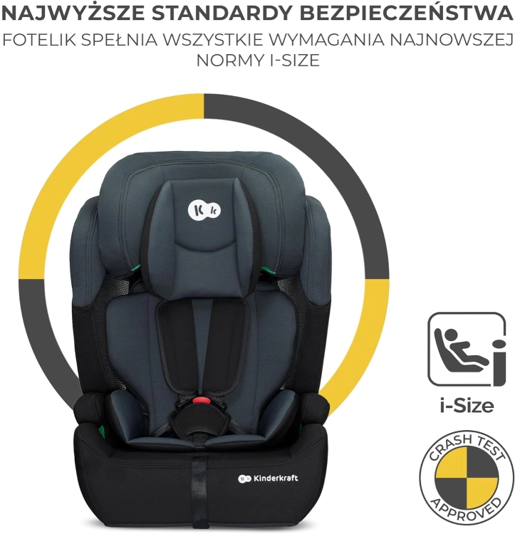 Kinderkraft COMFORT UP I-SIZE fotelik samochodowy 9-50