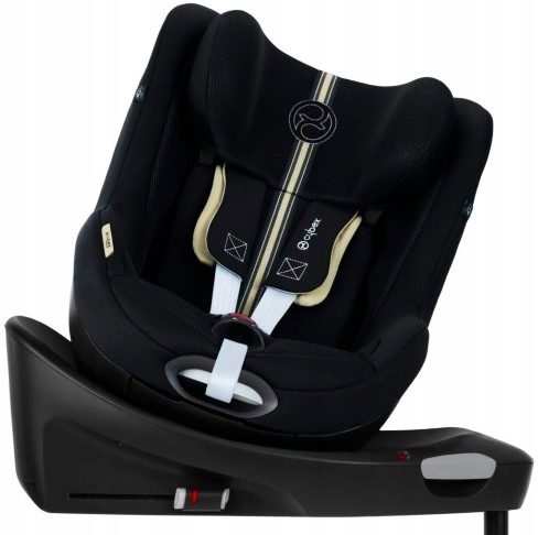 Używany CYBEX SIRONA GI I-SIZE 0-20 kg 61-105 cm obrotowy z bazą (Plus) Moon Black